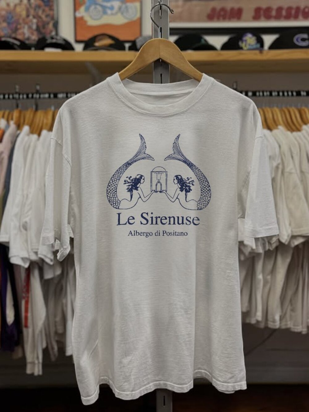 Rare Le Sirenuse Washed White Tee